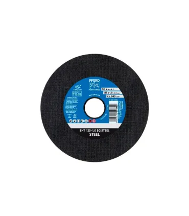 DISCO CORTE EHT 125-1,0 SG STEEL