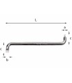 DESTOR. DOBLE CODO PLANO 8x1,2mm USAG
