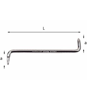 DESTORNILLADOR DOBLE CODO PH1+PH2