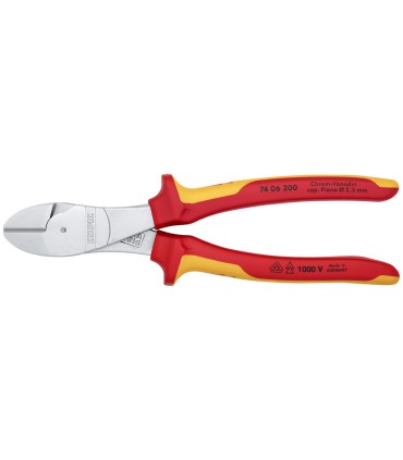 ALICATE CORTE DIAGONAL E.FUERTE 1000V 200MM 7406200