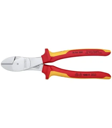 ALICATE CORTE DIAGONAL E.FUERTE 1000V 200MM 7406200