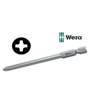 BL.PUNTA ATORNILLADOR WERA PH 1 x 89 mm LARGA