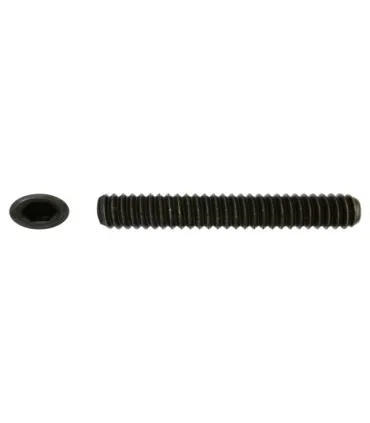 M8x16 ESPARRAGO ALLEN CONCAVO/MOLETEADO  DIN 916 45H ACERO NEGRO