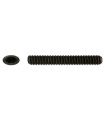 M8x16 ESPARRAGO ALLEN CONCAVO/MOLETEADO  DIN 916 45H ACERO NEGRO
