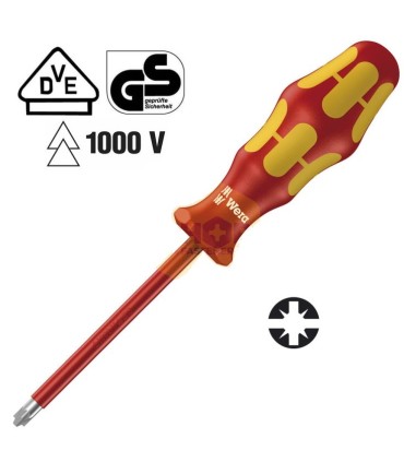 DESTOR.AISLADO WERA PZ/S-2 (PZ2 Y RANURADO)  **Especial MAGNETOTERMICOS Y DIFERENCIALES