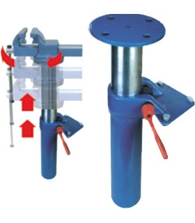 BASE REGULABLE ALTURA PARA TORNILLO DE BANCO 160