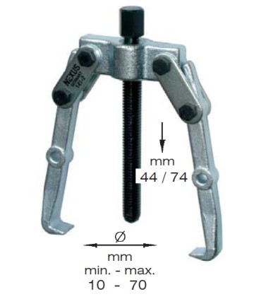 EXTRACTOR 2 PATAS-OSCILANTE 44/74x70 (141-2)