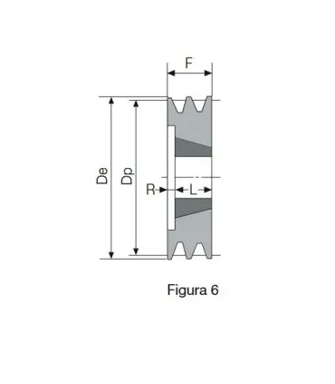POLEA TAPER 125 4 CANALES SPA (2012)