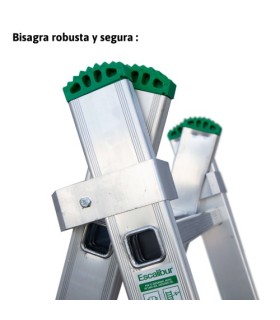 ESCALERA ALUM.TRANSFORMABLE 2T 14+14 4,08 Mtrs