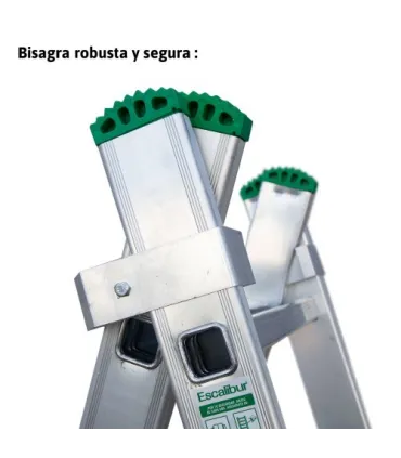 ESCALERA ALUM.TRANSFORMABLE 2T 14+14 4,08 Mtrs