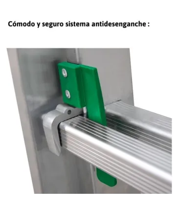 ESCALERA ALUM.TRANSFORMABLE 2T 14+14 4,08 Mtrs
