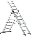 ESCALERA ALUM. TRANSFORMABLE 3Tramos 7+7+7 Ext. 4,50Mt
