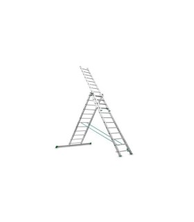 ESCALERA ALUMINIO TRANSF.3 TRAMOS 9+9+9 PELDAÑOS