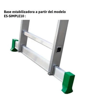 ESCALERA ALUMINIO TRANSF.3 TRAMOS 9+9+9 PELDAÑOS