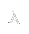 ESCALERA ALUMINIO TRANSF.3 TRAMOS 10+10+10 PELDAÑOS