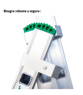 ESCALERA ALUMINIO TRANSF.3 TRAMOS 10+10+10 PELDAÑOS