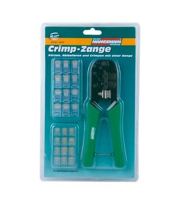 ALICATE CRIMPAR TERMINALES RJ12 RJ45 TELEFONO - RED