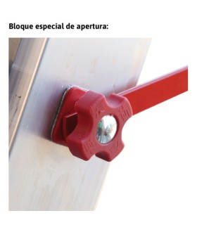 ESCALERA TRANSFORMABLE 2 TRAMOS 7+8PELD 3,92Mt EN1408