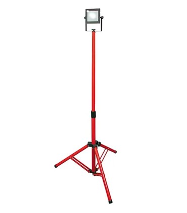 FOCO SIMPLE PROYECTOR 30W LED CON TRIPODE 3300 LUMENS IP65