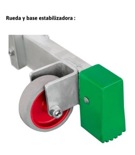 ANDAMIO ALUMINIO 2x7 SUPER BASE 500x1400 ALTO TRABAJO 4 METROS