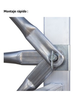 ANDAMIO ALUMINIO 2x7 SUPER BASE 500x1400 ALTO TRABAJO 4 METROS