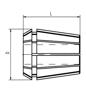 PINZA PORTAFRESA ER25 Ø10-9mm Ø26x34mm