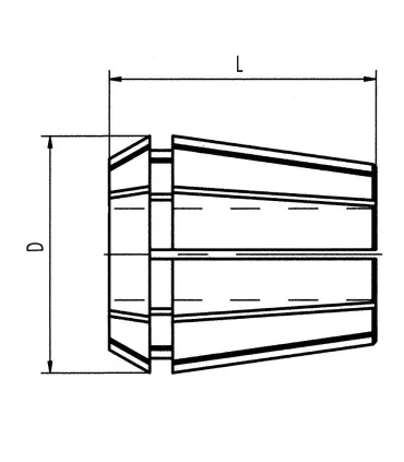 PINZA PORTAFRESA ER40 Ø8-7mm Ø41x46mm