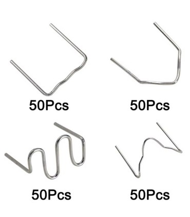 KIT 200 GRAPAS SOLDAR PLASTICOS 4 TIPOS