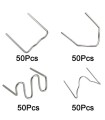 KIT 200 GRAPAS SOLDAR PLASTICOS 4 TIPOS