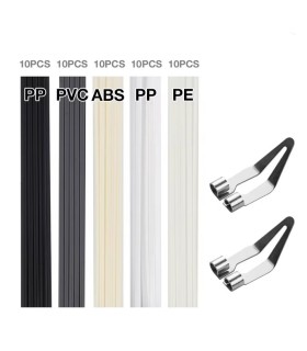 KIT 52 VARILLA SOLDAR PLASTICOS PP PE ABS PVC, CON APLICADOR PARA PISTOLA