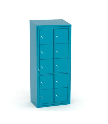 ARMARIO DISTRIBUCION ROPA LIMPIA 160.12.2.T1. 10 CASILLEROS 320x265 EN 2 COLUMNAS