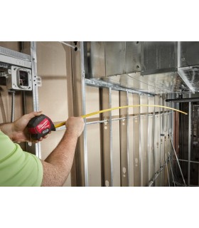 FLEXOMETRO MILWAUKEE PLADUR IMAN 5M x27mm C/FRENO