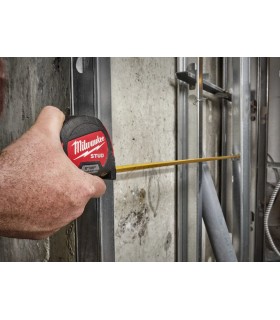 FLEXOMETRO MILWAUKEE PLADUR IMAN 5M x27mm C/FRENO
