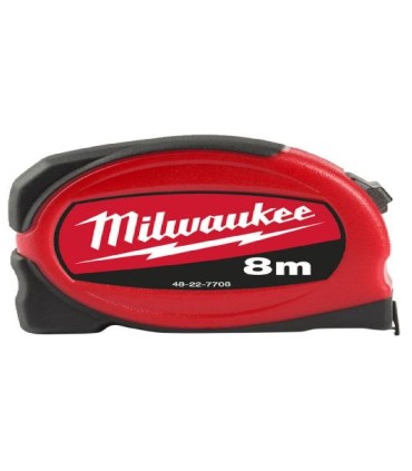 FLEXOMETRO MILWAUKEE-SLIM 8M x25mm Freno
