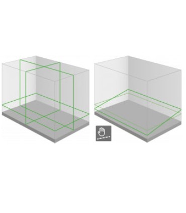 NIVEL LASER VERDE 3D 360º 120 Metros BATERIA MULTIMARCA