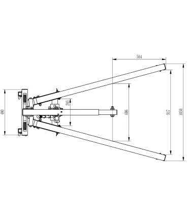 GRUA PLEGABLE 1.000KG ECO