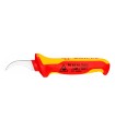 CUCHILLO PELACABLE CURVO 1000V 180x50mm