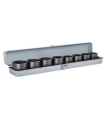 JUEGO 8 LLAVES VASO IMPACTO 3/4"