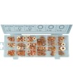 ESTUCHE ARANDANDELAS COBRE 150pcs.