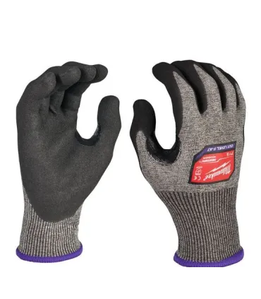 GUANTES ANTICORTE NITRILO 4x43F DE ALTA DESTREZA -T L / 9