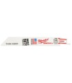 PAQ. 5 HOJAS SIERRA SABLE 150mm LC100mm 18TPI METAL FINOS