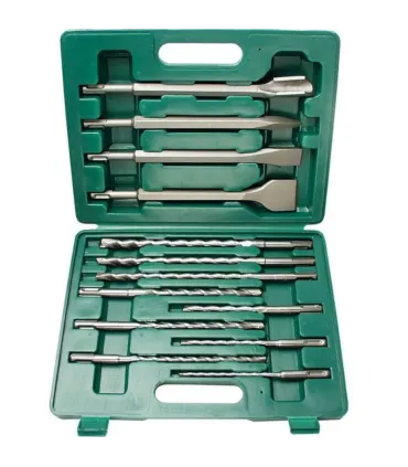KIT 9 BROCAS+4 CINCELES SDS PLUS