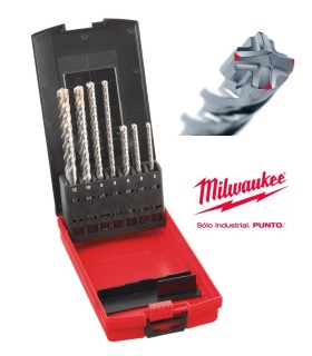JUEGO 7 BROCAS SDS-PLUS HORMIGON ARMADO 5-12mm