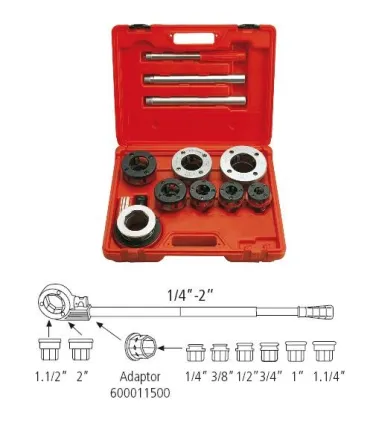 ESTUCHE TERRAJAS ROSCAR 1"1/4-2" BSPT