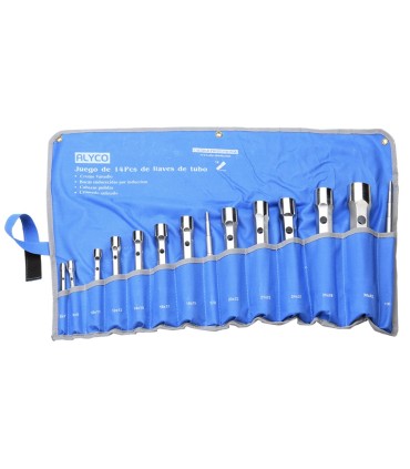 J.LLAVES TUBO 12pcs 6-7/30-32 CR-V FORJADAS