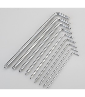 JUEGO 9 LLAVE TORX CODO INVIOLABLE T-10/T50