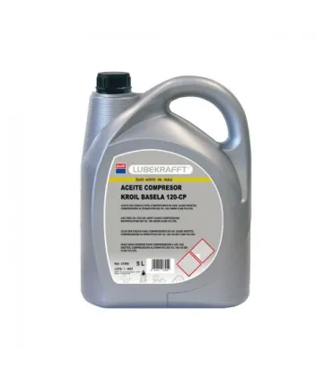 LATA 5 LT. ACEITE KROIL BASELA 120 CP ( SAE30 ). COMPRESORES Y BOMBAS DE VACIO