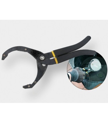 TENAZA TUBO/ LLAVE FILTRO L 290mm/Cap.80-120mm