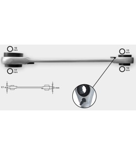 LLAVE CARRACA 4 EN 1 10x13x17x19