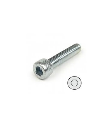 M10X100 TORNILLO ALLEN DIN 912 8.8 ZINCADO TODO ROSCA